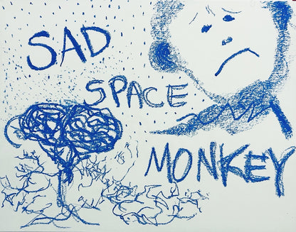 Sad Space Monkey